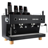 Gemilai CRM3243A Latest All In 1 Double Group 9barista Pid Italy Commercial Espresso Coffee Making Machines For Coffee Shops