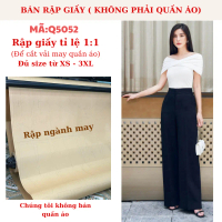 RẬP GIẤY QUẦN MÃ Q5052 ( KHÔNG CẮT SẴN )
