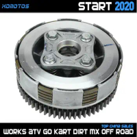140cc 150cc Motorcycle 67 Teeth Complete Manual Clutch Kit For Lifan LF 140 150 Horizontal Engine Dirt Pit Bike Monkey Parts