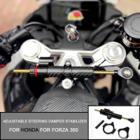 For HONDA For Forza 350 NSS350 Motorcycle Directional Damper Shock Absorber Stabilizer Steering Dampers Bracket Semspeed