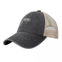 Sale seiko logo Cowboy Mesh Baseball Cap Uv Protection Solar Hat fishing hat Dropshipping Big Size Hat Men Luxury Brand Women's