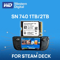 Western Digital SSD SN740 1TB 2TB WD 2230 M.2 NVMe PCIe 4.0 for Steam Deck Rog Ally GPD Surface Laptop Tablet Mini PC Computer