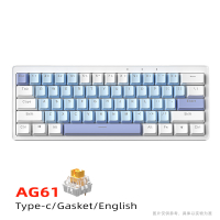 AG98 Mechanical Keyboard Gasket Structure Mixed Light Full Key Hot Swappable Gaming Computer Periphe