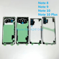 For SAMSUNG Galaxy Note 8 9 Note 10 Plus Note 10+ Rear Battery Cover Rear Door Shell Transparent Plexiglass Panel