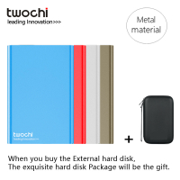 Twochi' '2tb 1TB 500GB 320GB 160GB Super External Hard Drive Disk ที่เก็บข้อมูล USB3.0สำหรับ PC, Mac, PS5, X, PS4, 4สี HDD