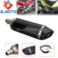 Universal 125cc-1000cc Street Sport Racing ATV Scooters Exhaust Muffler 38mm-51mm Pipe Silencer Pipes For Honda 250/650/750 GSXR