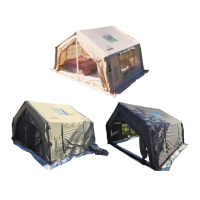【Coody】10.0棉布充氣帳篷 附防雨罩(TPU 客廳帳 露營 逐露天下)