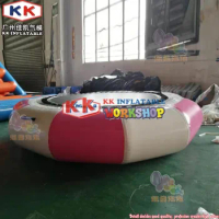 Durable Water Park Pool Trampoline Inflatable Toy Inflatable Floating Water Trampoline For Kids