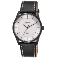 LICORNE 力抗錶 平衡系列 經典美學手錶-白x黑/41mm