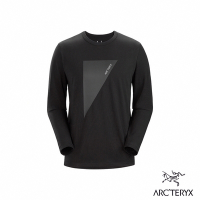 Arcteryx 始祖鳥 男 Captive Logo 長袖圓領衫 黑