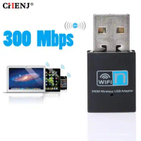 1pc 300Mbps USB Wifi Adapter Wireless Network Card 2.4GHz Wireless USB WiFi Adapter 802.11n wifi Dongle Laptop PC Network Card
