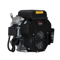 Air Cooled 20HP V-Twin Horizontal Shaft OHV Gasoline Engine For Long Tail Boat