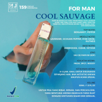 MJ parfume cool sauvage parfum pria tahan lama - parfum cowok wangi viral Wanginya