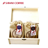 【澤井咖啡】日本原裝麻袋精品咖啡豆木箱禮盒
