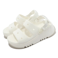 【Crocs】涼鞋 Hiker Xscape Sandal 男鞋 女鞋 白 獵戶涼鞋 微厚底 鋸齒 卡駱馳(208181100)