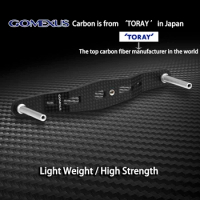 Gomexus Baitcasting Reel Handle Carbon 95mm Light Game For Shimano Curado Daiwa SS SV Abu Garcia Okuma Kastking Tuning Handle
