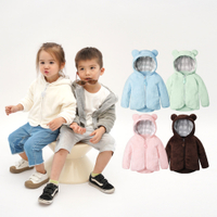 Baby童衣 寶寶外套 可愛小熊造型絨毛外套 嬰兒外套 70006