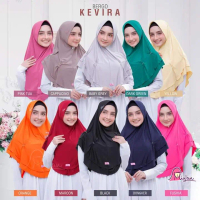 Bergo KEVIRA MiuLan | Jilbab Miulan Instan Dewasa 2 layer Menutup Dada