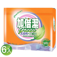 加倍潔 尤加利+小蘇打防蟎潔白濃縮洗衣粉1.5kg x6盒/箱【居家生活便利購】