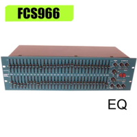 Leicozic FCS 966 Opal Graphic Equaliser EQ Constant Q Dual Equalizer 31 Band EQ Stereo Graphic EQ Pro Audio System