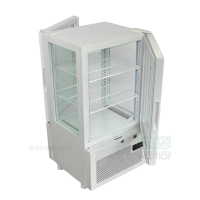 【Dellware 德萊維】超靜音運行鋼化玻璃門吸收式右開無聲客房冰箱(XC-30RT黑色)