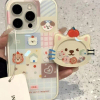 Cats and cats waving mobile air caps, balloon brackets, balloon brackets, cellphone seaters, microph