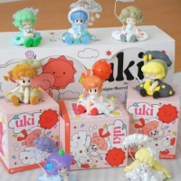 Uki Blind Box Moods And Weather Series Anime Figure Kawaii Doll Surprise Guess Bag Collectible Room Desktop Decoration Toy Gift