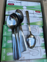 Sendok Makan Stainless Steel Tebal DNT-102 isi 12 pcs