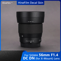Sigma 56 1.4 X Mount Lens Vinyl Decal Skin Wrap for Sigma 56mm f/1.4 DC DN Contemporary X Mount Lens Sticker