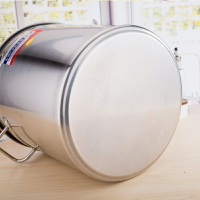 湯桶 304商用不銹鋼桶 帶蓋不銹鋼湯桶 大容量加厚大湯鍋儲水桶 油桶 【CM5272】