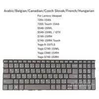 Arabic Canadian French Belgian AZERTY Backlit Keyboard For Lenovo Ideapad 720s-15ikb 720S touch-15ikb S540-15IWL GTX S740-15IRH