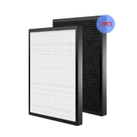 For F-ZXLP45Z F-ZXLD45Z HEPA Filter and Activated Carbon Filter Replacement for Panasonic Air Purifier F-PXL45H