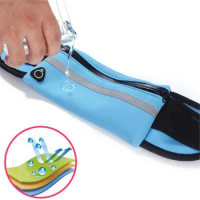 For Sharp Aquos R5G 6.5" Waterproof Outdoor Sport Running Waist Belt Bag Phone Holder for TCL 10L / 10 Lite Armband Bag