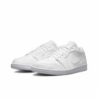【NIKE 耐吉】Nike Air Jordan 1 Low Triple White 全白 休閒鞋 男鞋 一代 553558-136