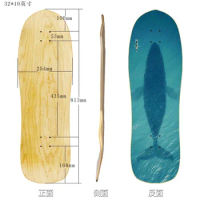 Blank Surfskate Deck, Maple Concave Land Surf Board, Carving Surf Skate Deck, Sport Long Board, Skateboard Parts, 30 Inch