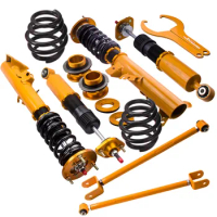 Adjustable Coilover Shock Absorber Strut for BMW E36 316i 318i 320i 328i + Control arms for 316 318 320 328 Shock Struts Spring