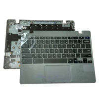 NEW For Samsung Chromebook4 XE310XBA Laptop Palmrest Upper Case US keyboard Touchpad BA98-01976A
