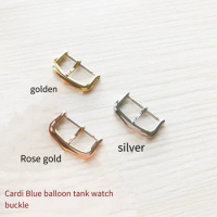 Stainless Steel Watch Buckle Replacement for Cartier Blue Balloon Tank London Series Pin Buckle Men's Watch Clasp Accessories
