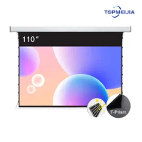 110 inch UST ceiling alr projector screens T-prism Motorized Tab-tension projection screen for 4K ultra short throw Projector