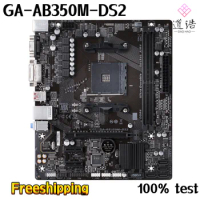 For Gigabyte GA-AB350M-DS2 Mtherboard 32GB Socket AM4 DDR4 Micro ATX B350 Mainboard 100% Tested Fully WorkMA