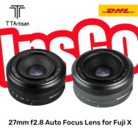 TTArtisan 27mm f2.8 Auto Focus APS-C Lens For Fuji X Mount Cameras X-S10 X-T4 X-E2S X-Pro3 X-E3 X-T200 X-T30