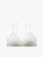Calvin Klein Calvin Klein Underwear - Modern Lace Lightly Lined Triangle Bra - White - white