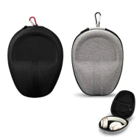 EVA Headphone Carrying Case Pouch with Hook Wireless Headset Bag Storage Box for SONY WH-1000XM4/Audio-technica ATH-M50X