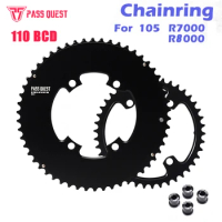 110BCD BCD110 Road Bike Bicycle Chainring 46-33T/50-34T/52-36T/53-39T/56-42T For 105 Ultegra R7000 R8000 2x11 12 speed Crankset