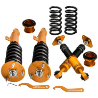 Adjustable Damper Coilover Lowering Kit Struts For Dodge Charger SXT 3.5L V6 RWD Coilover Shocks &amp; Springs 24-Way Damper Kit