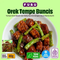 FUBU Orek Tempe Buncis - Tempeh Basah Manis Gurih - Satu Porsi Lauk Instan Frozen Food