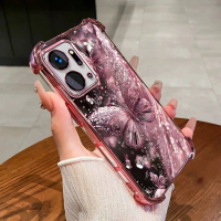 Sarung telefon mewah diperbuat daripada silikon lembut, kalis habuk, perlindungan empat sudut, tahan