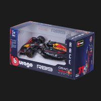 ของเล่นรถแข่ง รุ่น Burago สเกล 1:43 รุ่น RB19 # 1 และ # 11 ของแต่งอัลลอย ปี 2023
