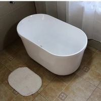 優樂悅~亞克力衛生間彩色獨立式按摩水療家用成人小戶型浴缸迷你浴盆衛浴