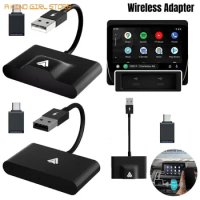 Wireless CarPlay Adapter For Android/Apple Wired to Wireless Android Auto Dongle Car play USB Connection Auto Car Adapter